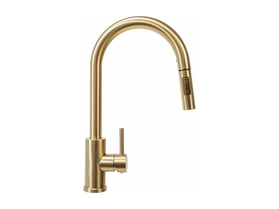 Vente Unique Robinet De Cuisine Rea Fresh Brush Gold