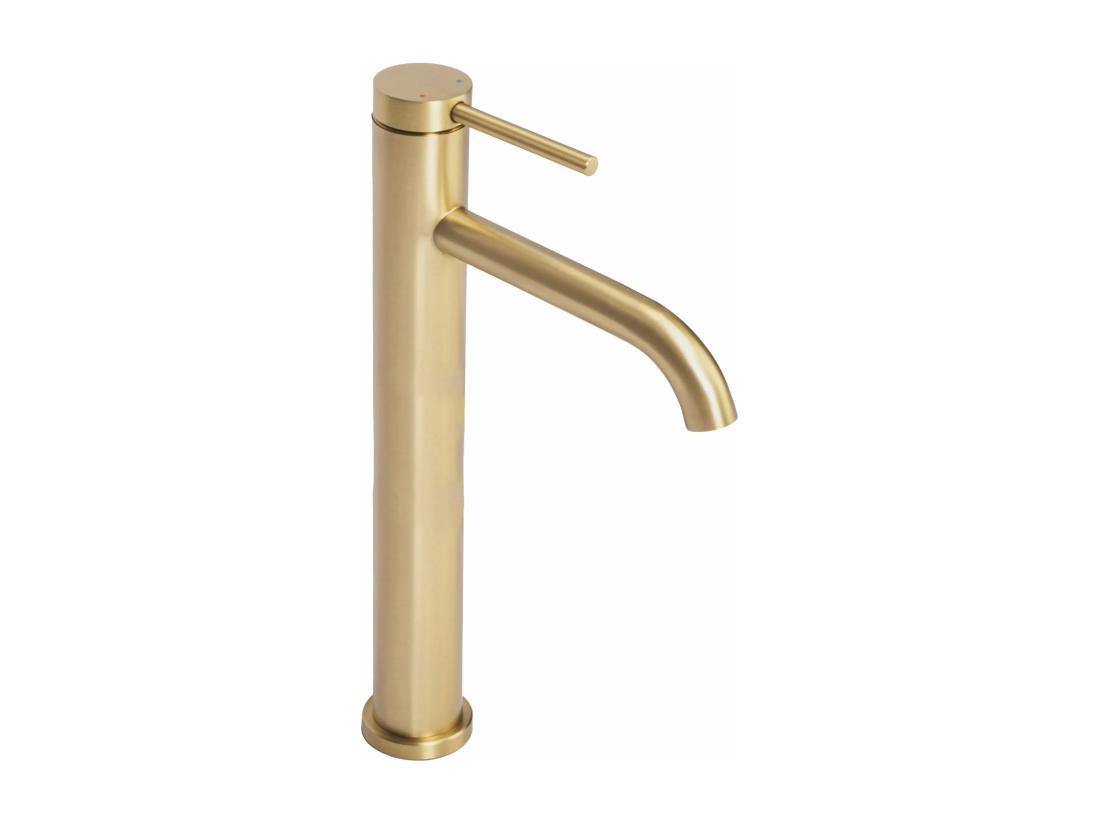 Vente Unique Robinet De Lavabo Rea Js-B311-1Bg Clif High Brush Gold