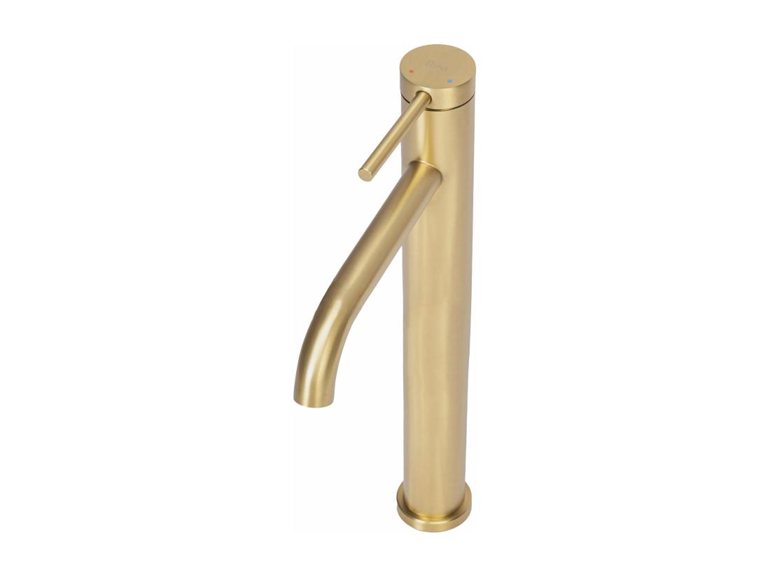 Vente Unique Robinet De Lavabo Rea Js-B311-1Bg Clif High Brush Gold