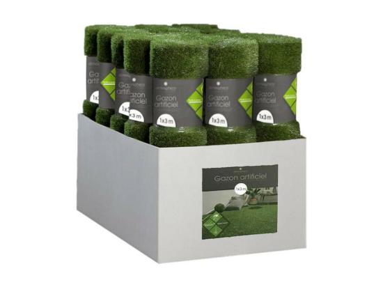 Vente Unique Rouleau De Gazon Artificiel "Grass" 100x300cm Vert