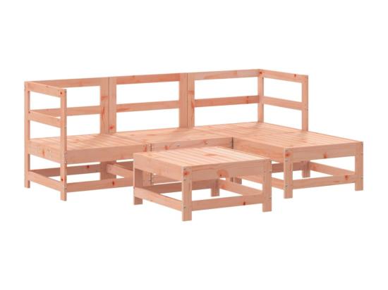 Vente Unique Salon De Jardin 5 Pcs Bois Massif Douglas