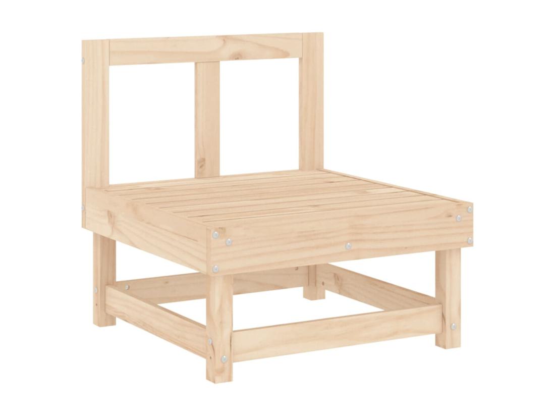 Vente Unique Salon De Jardin 7 Pcs Bois De Pin Massif