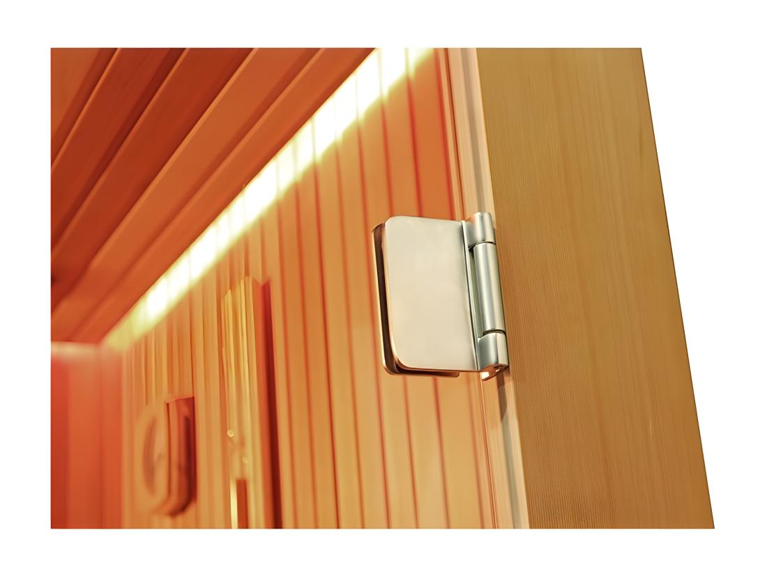 Vente Unique Sauna Boreal® Evasion 130 - Sauna De Luxe En Cèdre Rouge 2 Personnes