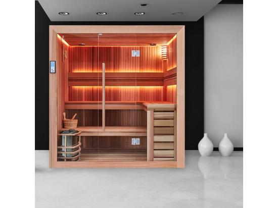 vente unique Sauna Boreal® Evasion 200 VIP - le sauna vapeur traditionnel de luxe