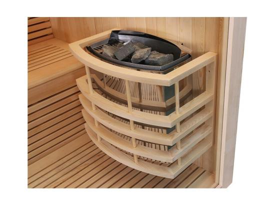 Vente Unique Sauna D'angle Boreal® Evasion Baltik 5 Places - 180x180x210 Cm