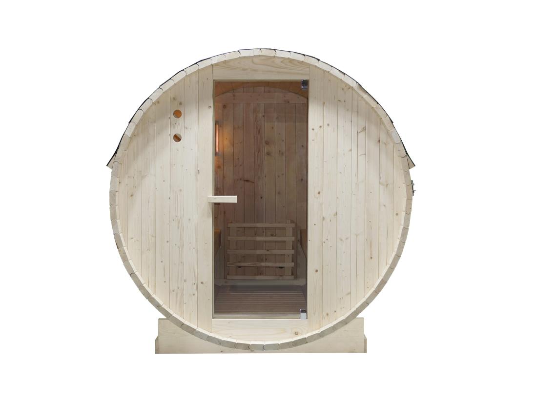 Vente Unique Sauna D'extérieur 2 Places - L185 X P120 X H190 Cm - ISOKYRO
