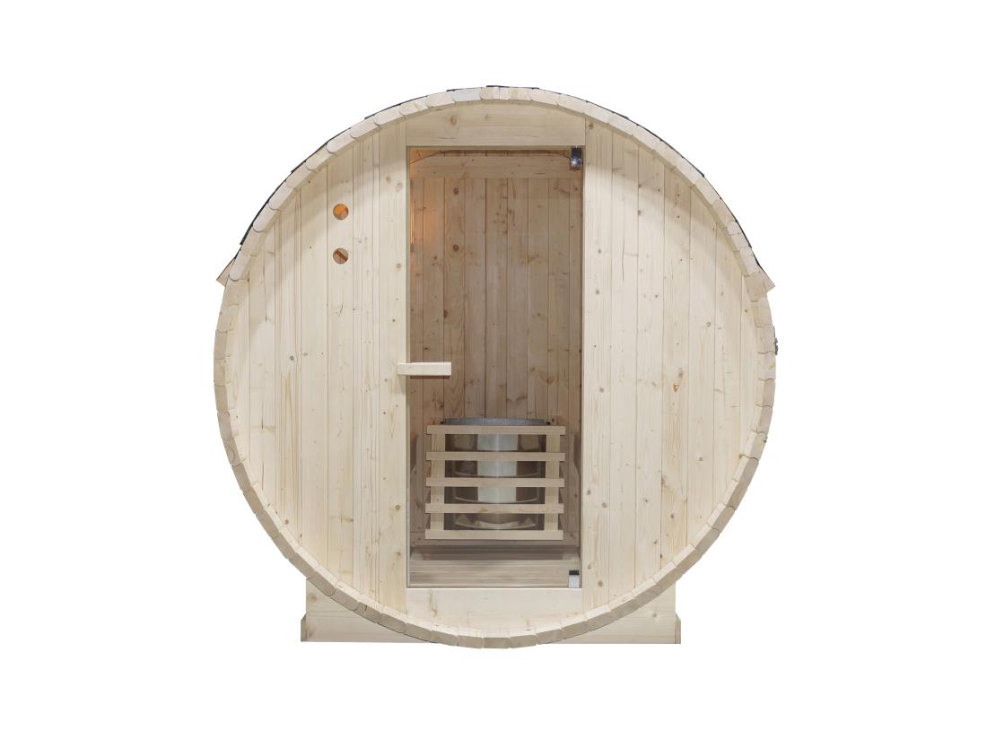 Vente Unique Sauna D'extérieur 6 Places - L185 X P220 X H190 Cm - ISOKYRO
