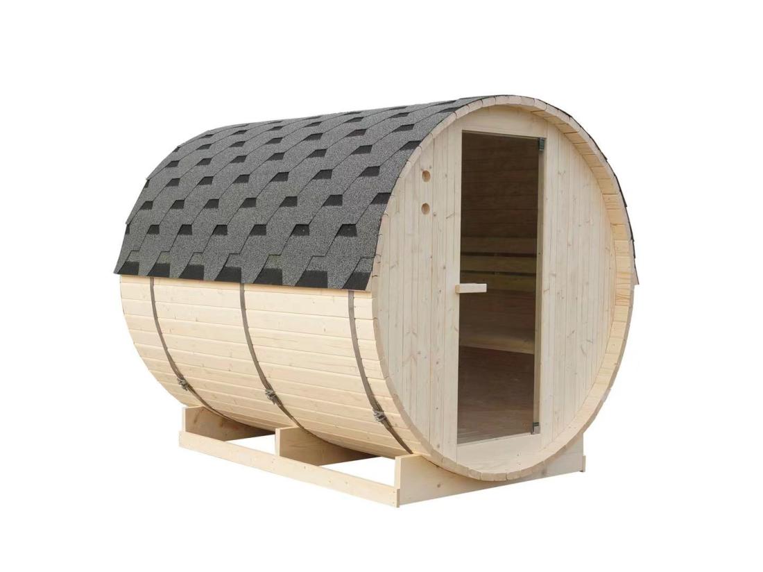 Vente Unique Sauna D'extérieur 6 Places - L185 X P220 X H190 Cm - ISOKYRO
