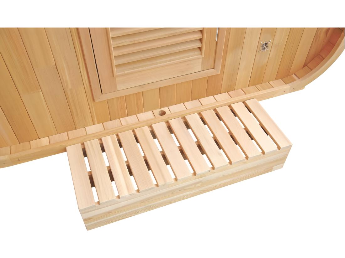 Vente Unique Sauna Gaïa Nova Holl's Vapeur 205x205x220 Cm - 6 à 8 KW (non Inclus) - Epicéa 6 Places