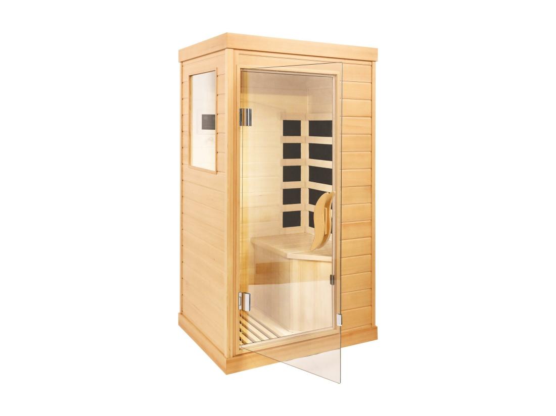 vente unique Sauna Infrarouge Portable 1-2 Personnes – Hemlock Canadien avec Bluetooth et Technologie Far Infrared