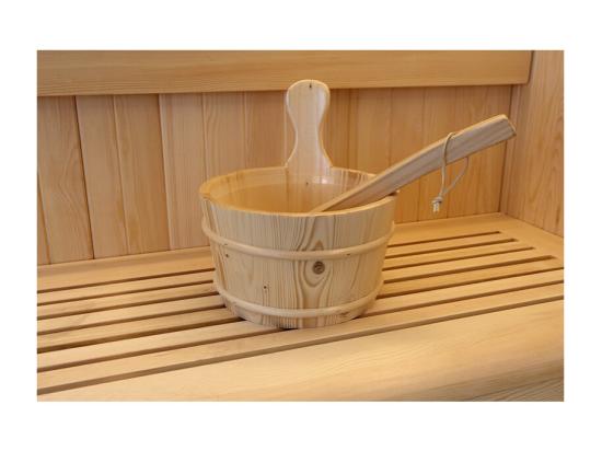 Vente Unique Sauna Traditionnel à Vapeur Boreal Evasion Baltik - 200x170x210 Cm
