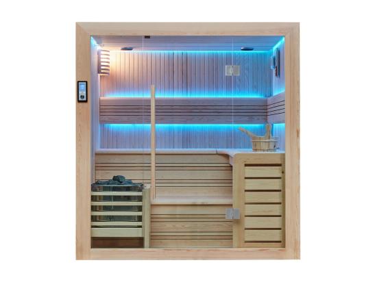 Vente Unique Sauna Traditionnel à Vapeur Boreal Evasion Baltik - 200x170x210 Cm