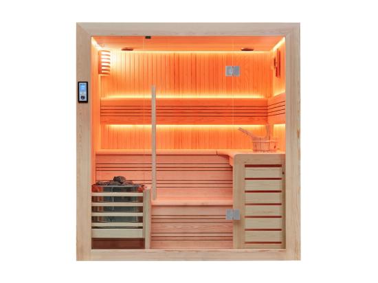 Vente Unique Sauna Traditionnel à Vapeur Boreal Evasion Baltik - 200x170x210 Cm