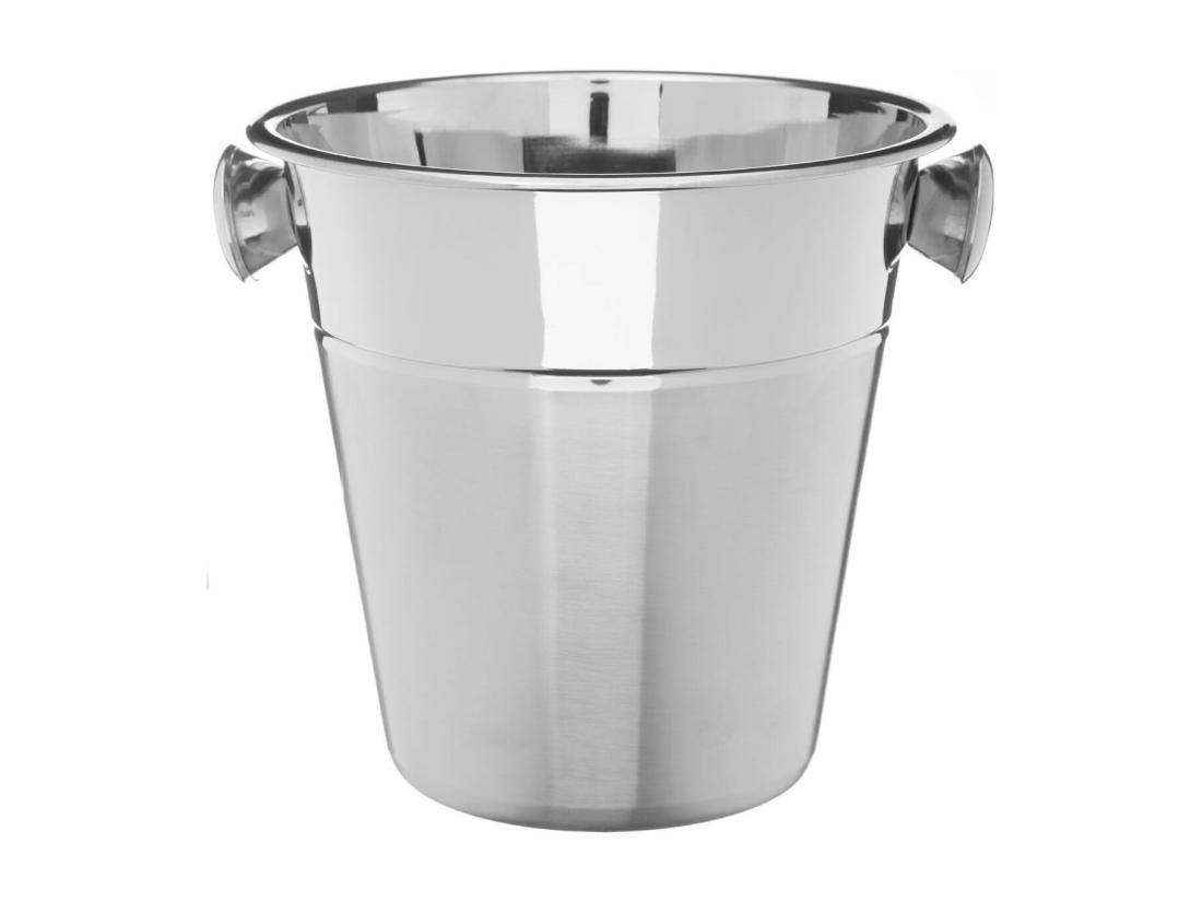 vente unique Seau à Champagne "Double Finition" 22cm Argent