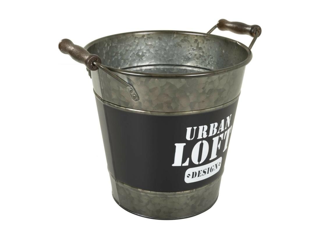 Vente Unique Seau à Glace En Métal Argenté D23/25x23/28h