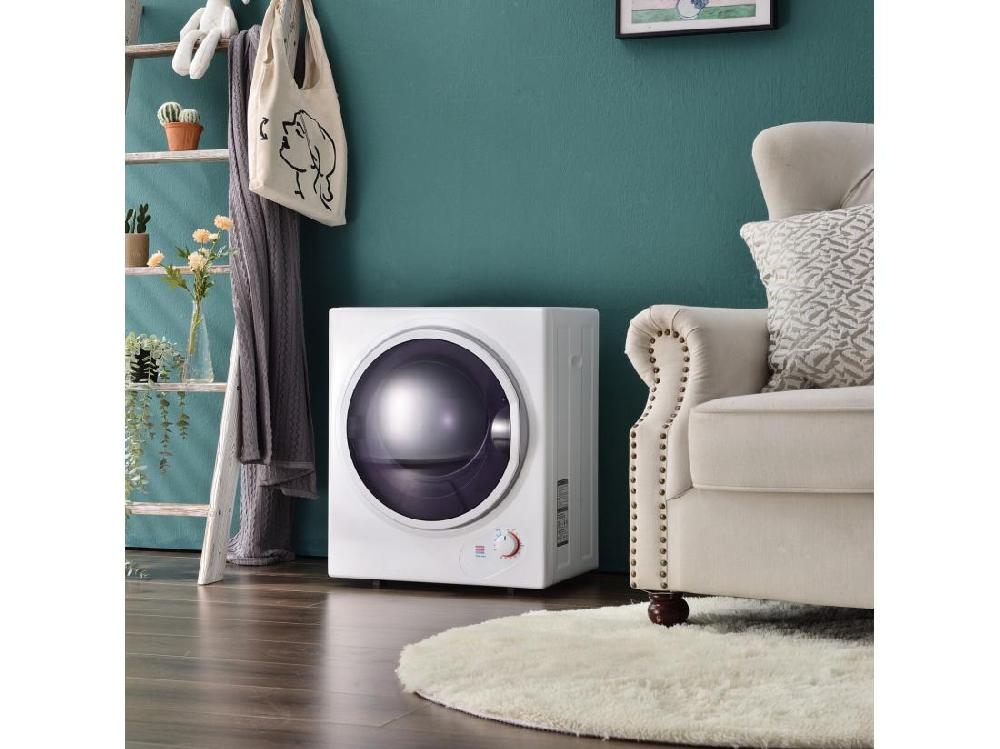 Vente Unique Sèche-linge Hublot 2 5kg - Chauffage En Céramique PTC - Avec Protection De Surchauffe - Max 65 °C - Accrochable Au Mur