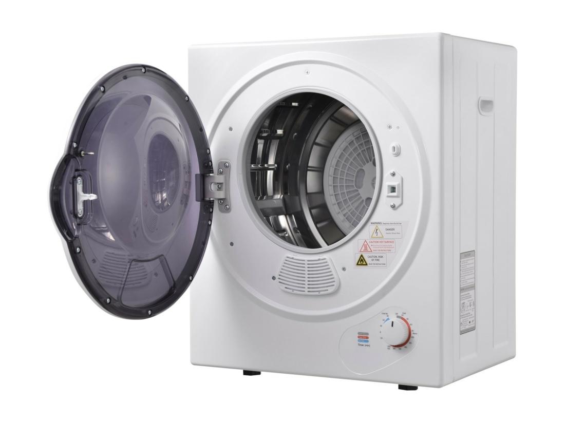 vente unique Sèche-linge hublot 2 5kg - chauffage en céramique PTC - avec protection de surchauffe - max 65 °C - accrochable au mur