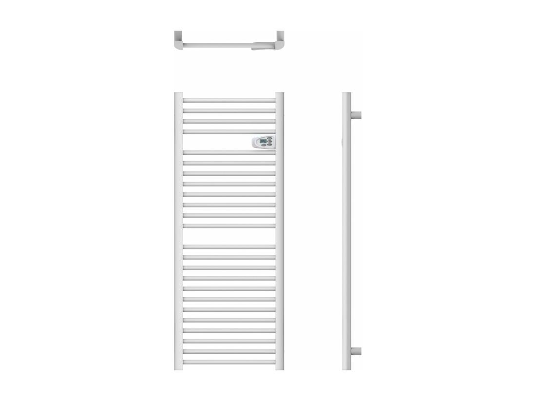 Vente Unique Sèche Serviette électrique MONTANA Blanc Aluminium 750W