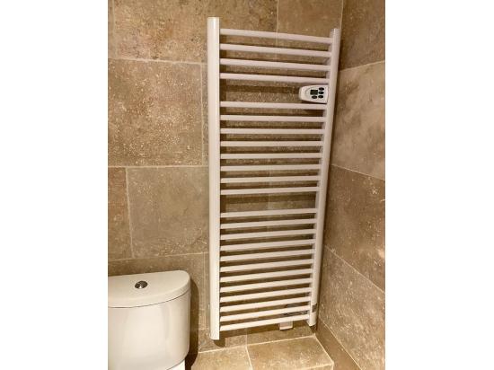 Vente Unique Sèche Serviette électrique MONTANA Blanc Aluminium 750W