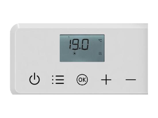 Vente Unique Sèche Serviette électrique MONTANA Blanc Aluminium 500W
