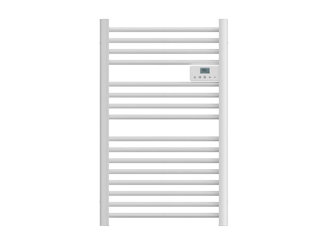 vente unique Sèche serviette électrique MONTANA Blanc Aluminium 500W
