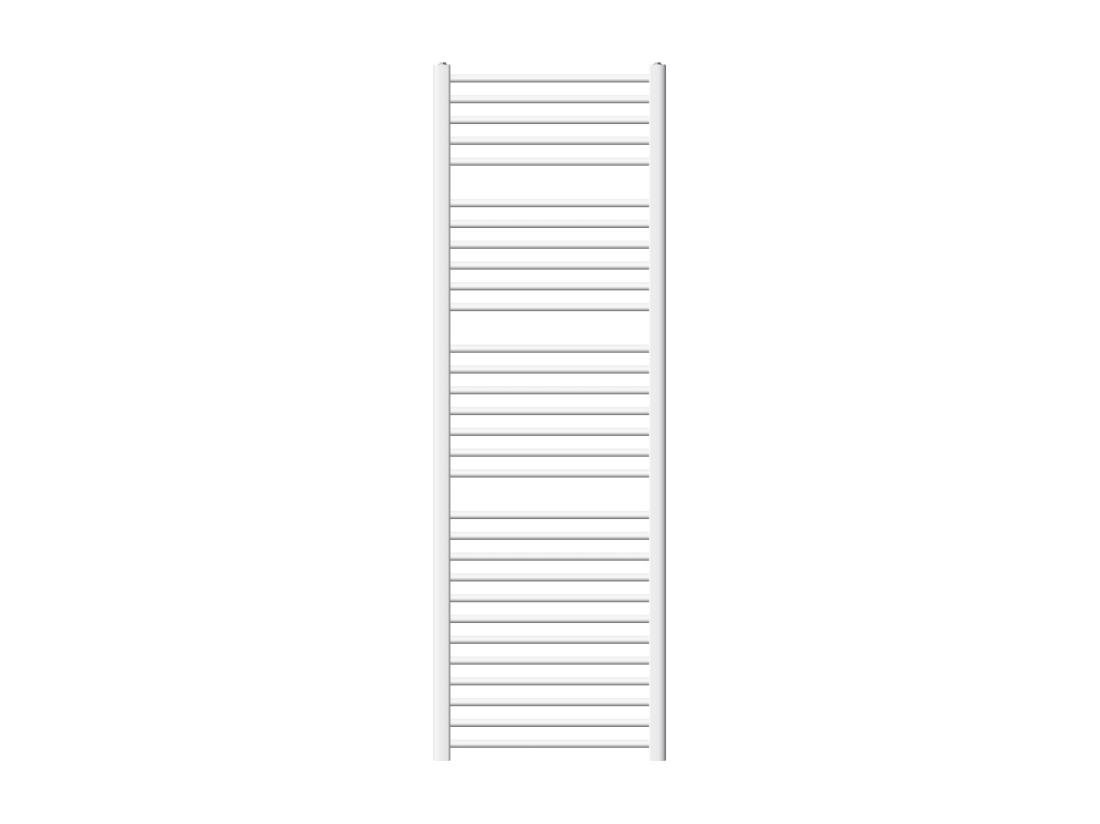 Vente Unique Sèche-Serviettes Design Sahara 600 X 1800 Mm Blanc Connexion Latéral Forme Droit