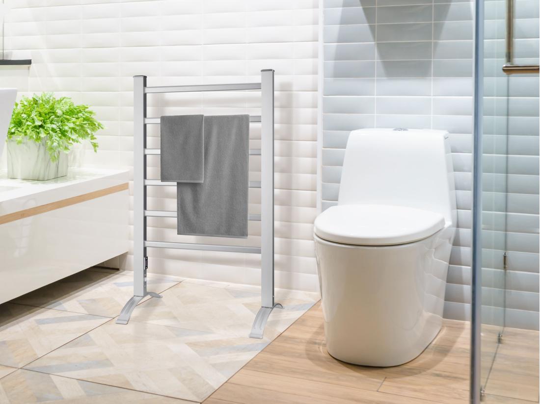 Vente Unique Sèche-serviettes électrique Aluminium 100W
