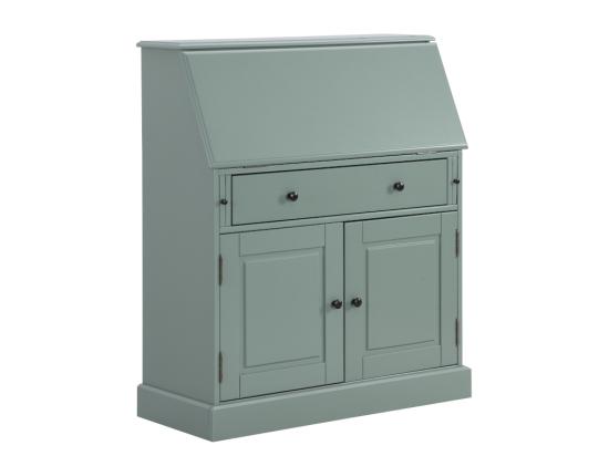 Vente Unique Secrétaire En Pin Et MDF - Coloris : Vert Amande - CLEORE