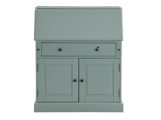 Vente Unique Secrétaire En Pin Et MDF - Coloris : Vert Amande - CLEORE