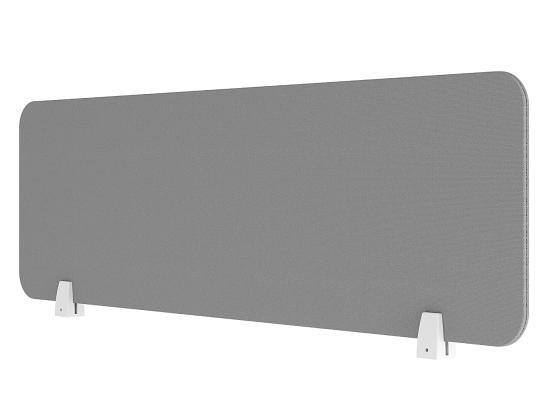Vente Unique Séparateur De Bureau Professionnel - Tissu - Gris - L130 Cm - DOWNTOWN