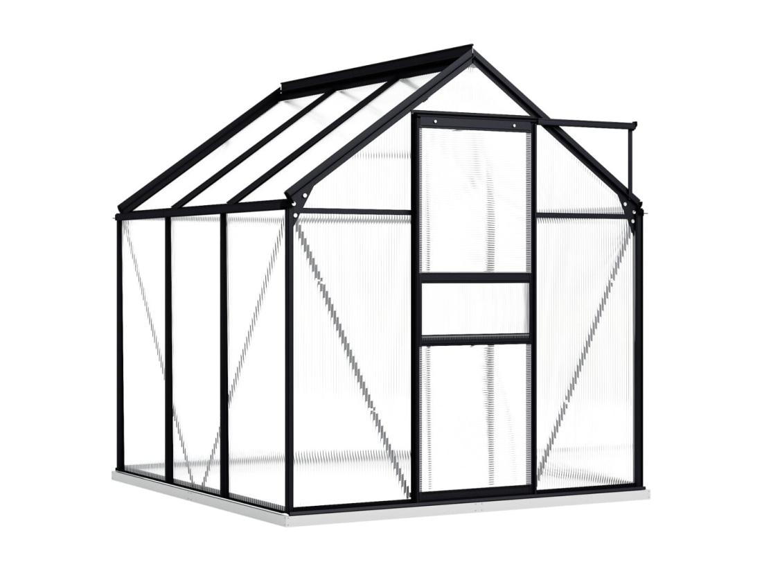vente unique Serre tente abri plante aluminium 190 x 190 x 202 cm 02_0044509
