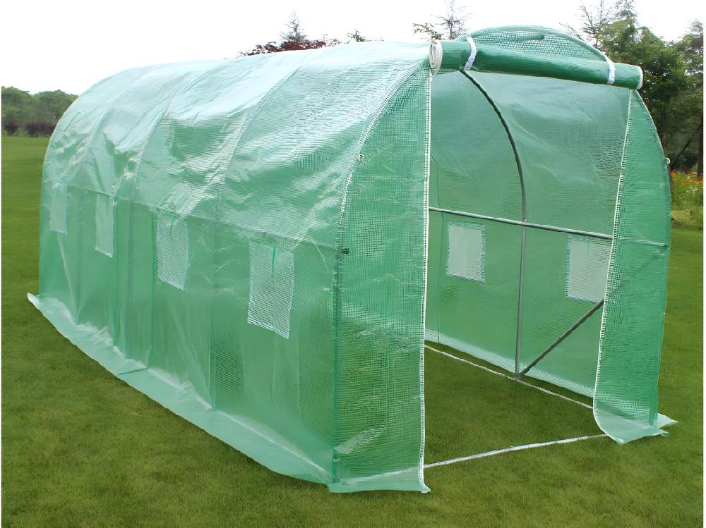 Vente Unique Serre Tunnel De Jardin Althea - 9m² - Cultivez Toute L'année En Toute Simplicité
