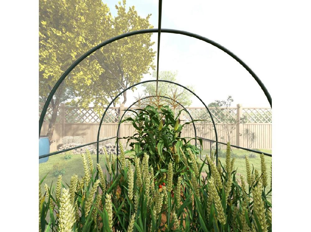 Vente Unique Serre Tunnel Serre à Tomates Surface Sol 6 M² 3L X 2l X 2H M