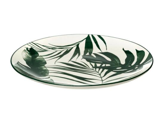 vente unique Service de Table 18 Pièces "Palme" 26cm Vert