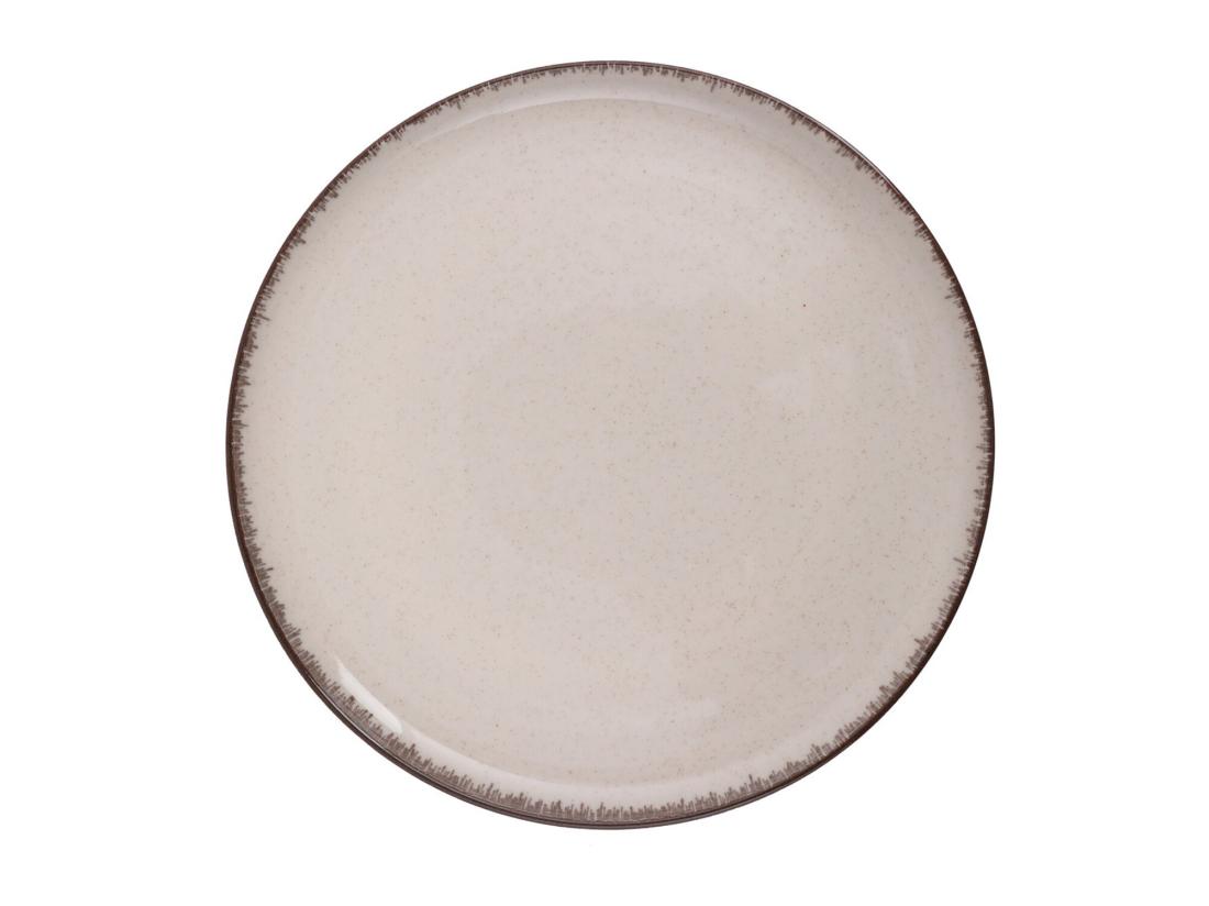 Vente Unique Service Vaisselle En Porcelaine 18 Pièces - Crème - SANCHA