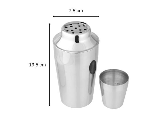 Vente Unique Shaker à Cocktails En Inox 400 Ml Fackelmann Bar Concept