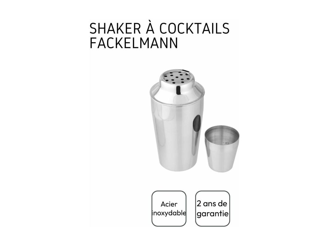 Vente Unique Shaker à Cocktails En Inox 400 Ml Fackelmann Bar Concept