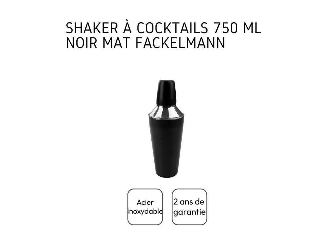 Vente Unique Shaker De Barman Pour Cocktails De 750 Ml Fackelmann Spectre
