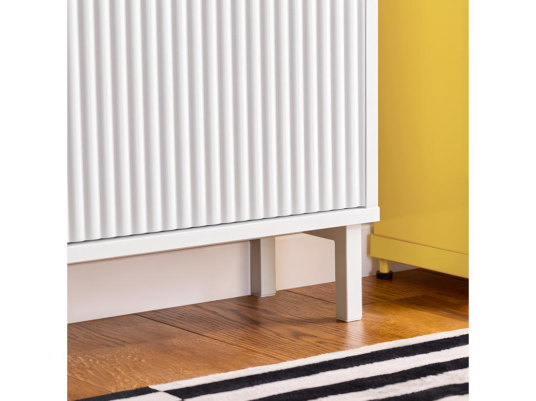 vente unique SoBuy FSR177-W Meuble à Chaussures Armoire à Chaussures Meuble Rangement Chaussures 2 Portes abattantes Meuble d'Entrée Coffre Rangement pour Chaussures Blanc