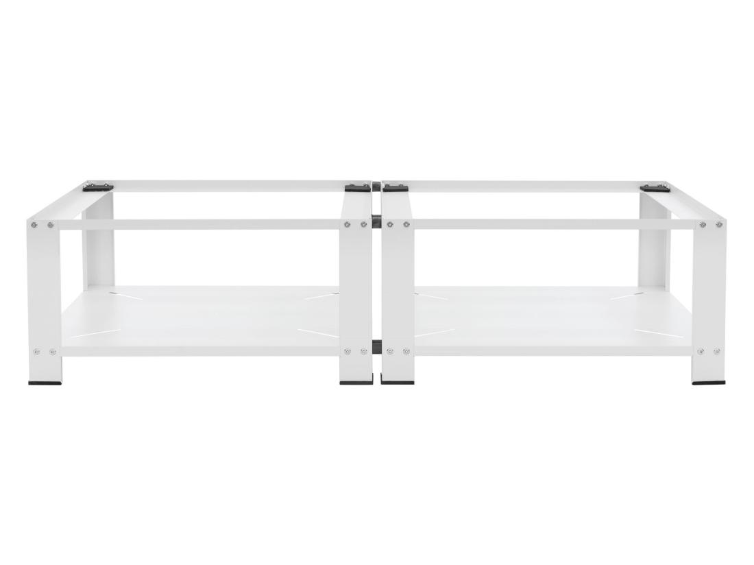Vente Unique Socle Machine à Laver Double Avec étagère Base 150 Kg/support ML-DESIGN