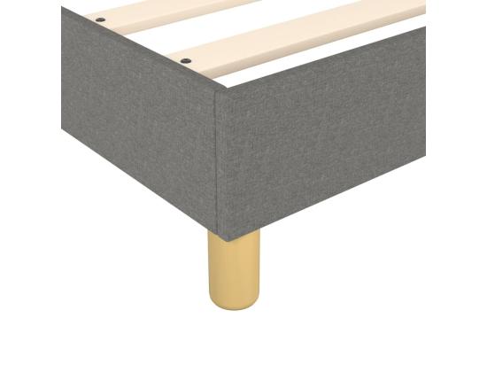 Vente Unique Sommier à Lattes De Lit Gris Foncé 90x190 Cm Tissu