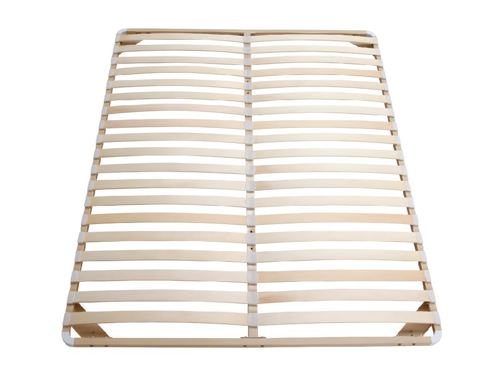 Vente Unique Sommier Cadre à Lattes 180 X 200 Cm - 2x19 Lattes - Sans Pied - Beige - KALISTA De YSMÉE