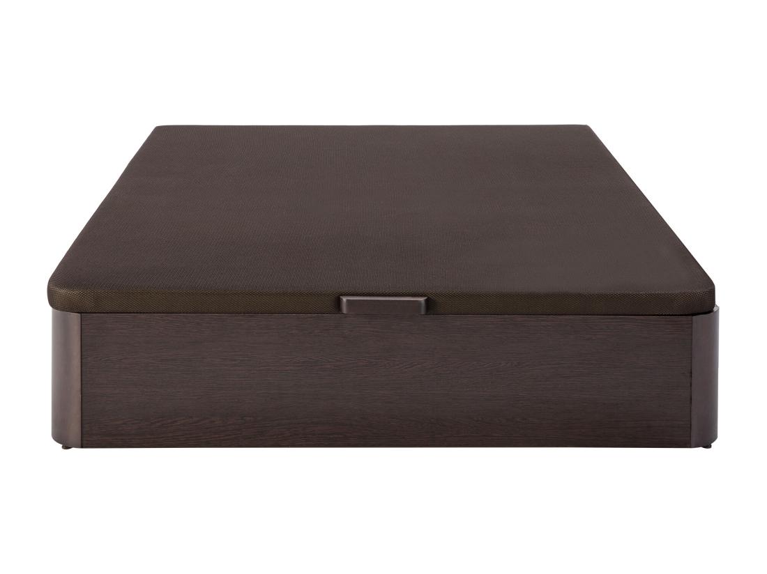 Vente Unique Sommier Coffre 160 X 200 Cm - Naturel Foncé - HESTIA De YSMÉE