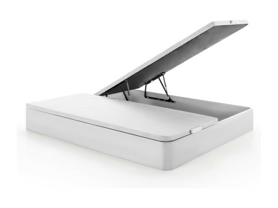 Vente Unique Sommier Coffre 180 X 200 Cm - Blanc Mat - HESTIA De YSMÉE