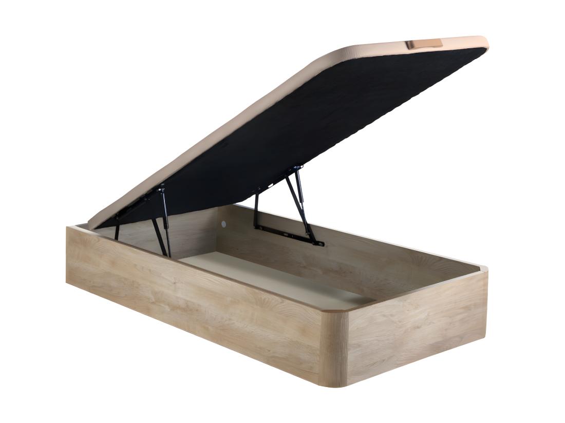 Vente Unique Sommier Coffre 90 X 190 Cm - Naturel Clair - HESTIA De YSMÉE