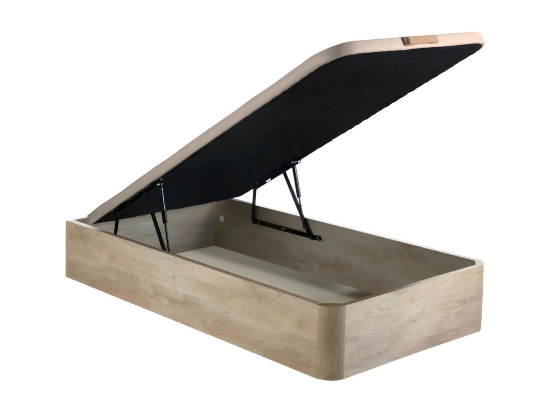 Vente Unique Sommier Coffre 90 X 200 Cm - Naturel Clair - HESTIA De YSMÉE