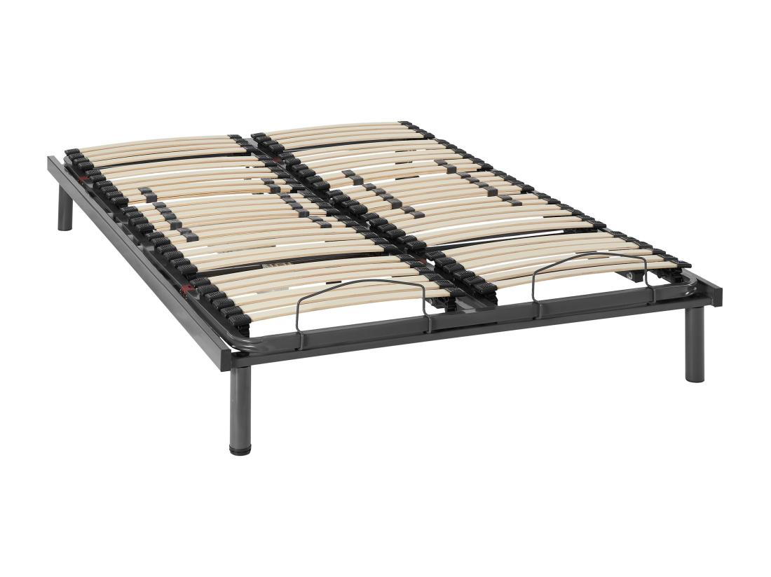 Vente Unique Sommier électrique De Relaxation Lattes 5 Plans De Couchage - 140 X 200 Cm - PANDINO De DREAMEA
