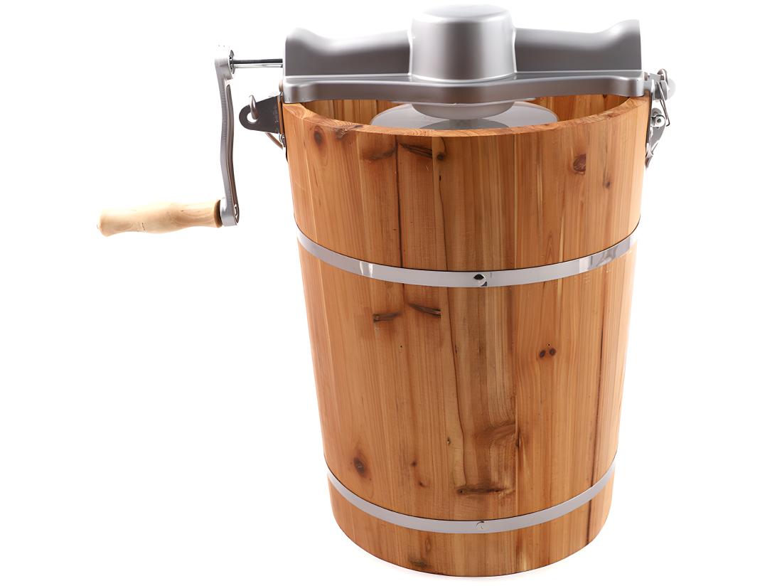 Vente Unique Sorbetière électrique GIVRETO En Bois 5.5 L