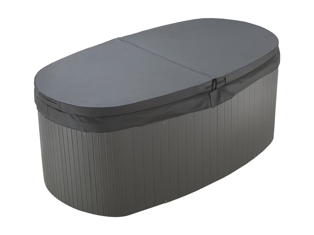 Vente Unique SPA 2 Places Blanc Perlé Avec Bâche - 14 Jets - L210 X P110 X H74 Cm - Système BALBOA - SAMOA IV