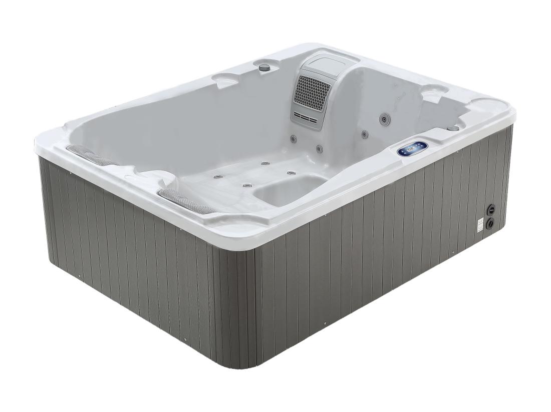 Vente Unique Spa 3 Places Blanc Perlé - 35 Jets - L210 X P158 X H73 Cm - Système BALBOA - MAUPITI III